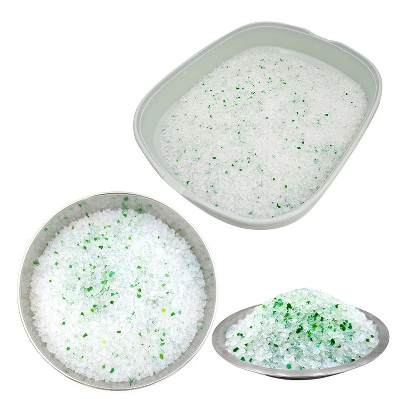 OEM/ODM 3.8L pet cleaning arena para gatos Silica Gel cat litter crystal Cat Litter