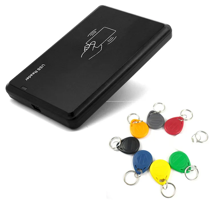 Without Drive Connect 8H10 Format 10 ID Numbers Output 125KHz LF RFID Reader USB Connect with Computer