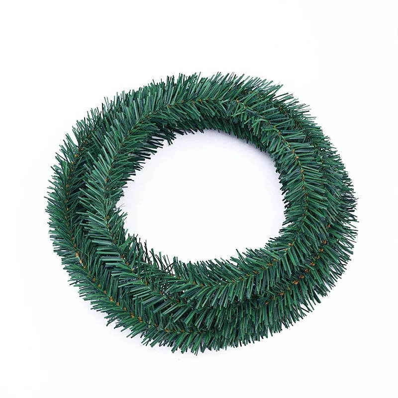 5.5m Pine Artificial Fir Garland Christmas Tree Decoration Garland Decorative Green Red Christmas Xmas Tree Rattan Banner Decor