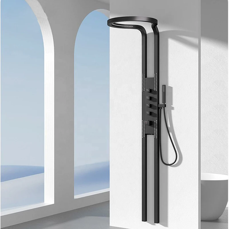 Hot Sale Luxury Rain Shower Wall Mounted Bath High Pressure Rainfall Waterfall Shower Set Rain Shower Mixer