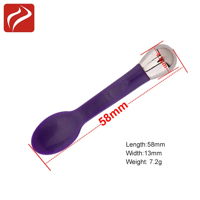 Plastic Cosmetic Spatula Mini Plastic Facial Massager Spoon Colored Massage Spoon