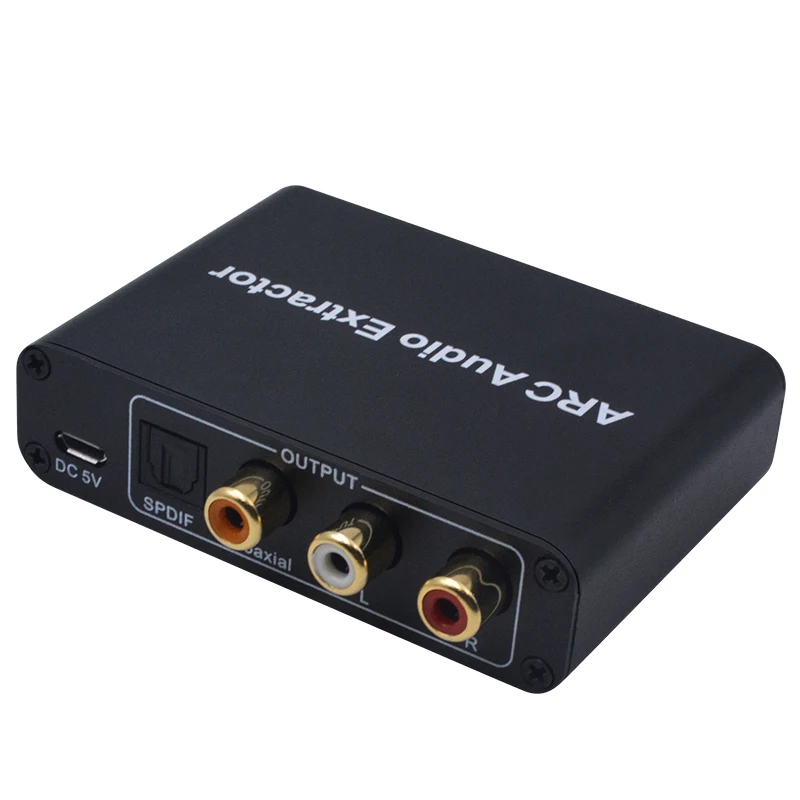 hdmi arc audio extractor hdmi arc to optical audio converter 3.5mm / RCA L/R / SPDIF Coaxial out support 5.1CH audio out