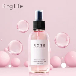 OEM Private Label Wholesale Organic Rosewater Facial Whitening Moisturize Mist Hydrating Skin Care Women Face Toner Rose Water