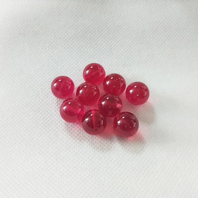 Big Size 12mm Smooth Red Ruby Sphere Ruby Ball Corundum Gemstone Natural Ruby