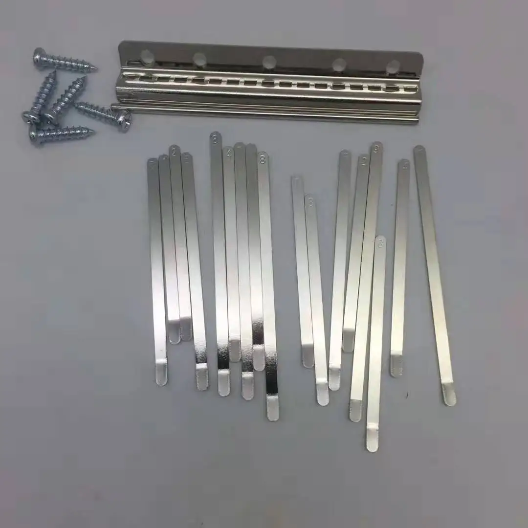 Kalimba Accessories Parts 17 Keys Thumb Piano Steel Keys Engraving Notes