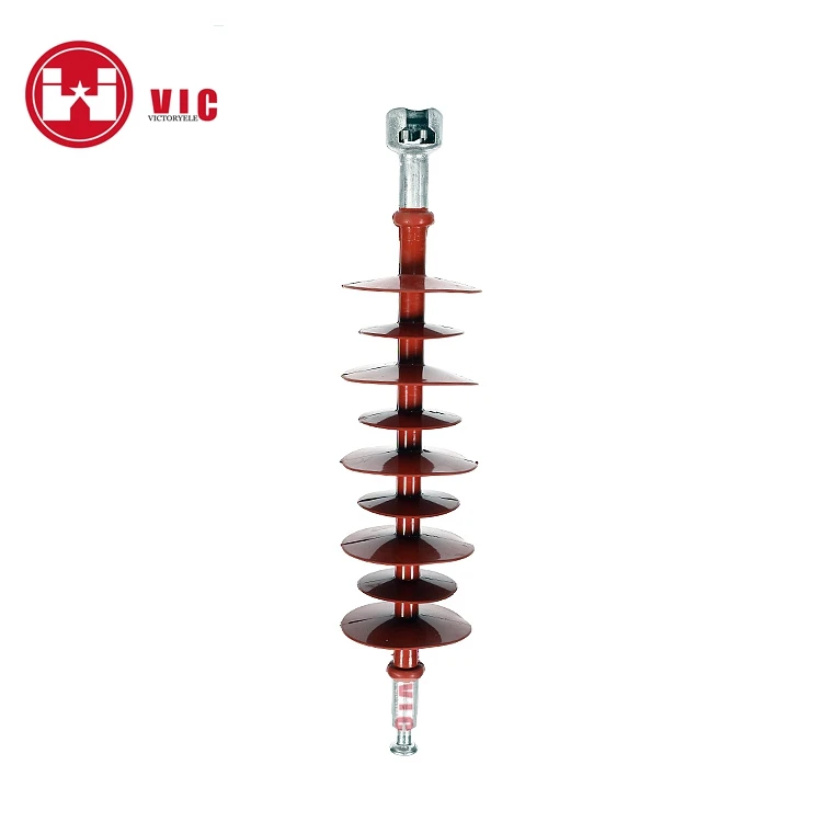 high voltage silicone rubber composite polymer  suspension insulator