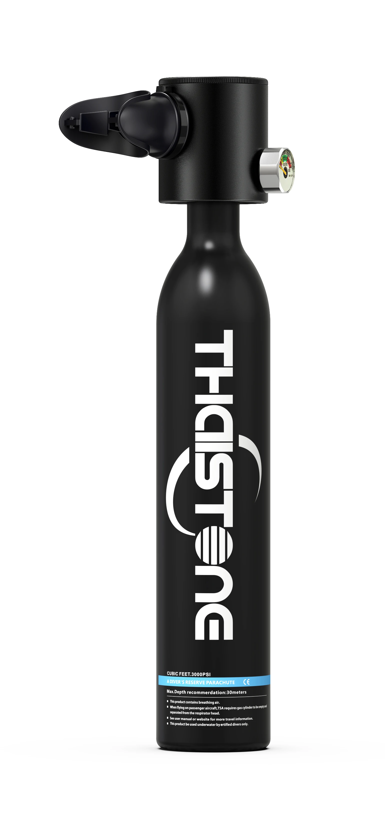 High quality wholesale underwater diving equipment set 0.5L mini scuba portable air tank and snorkel mask