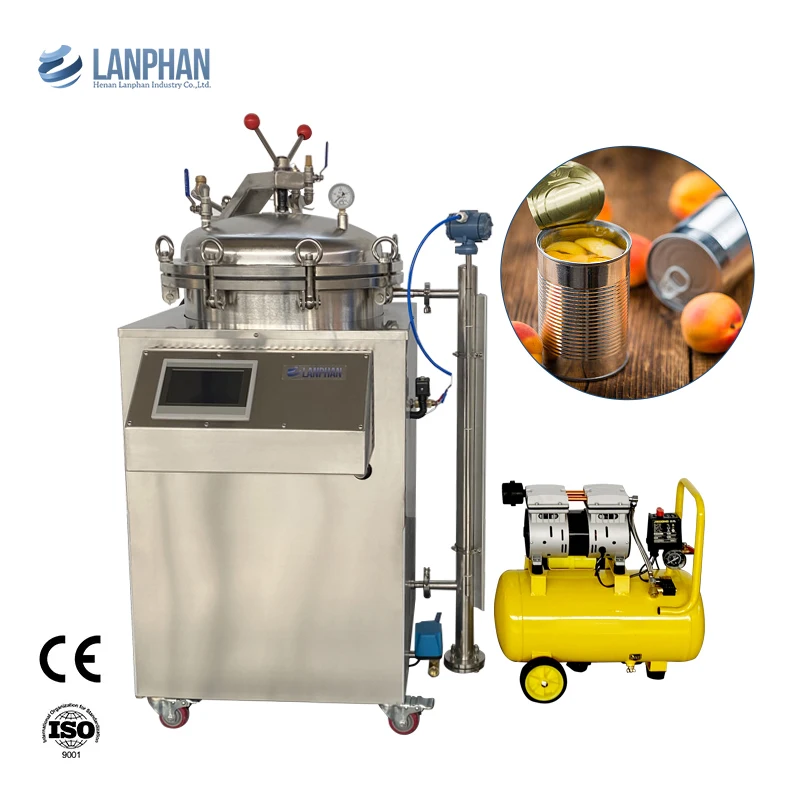 Automatic water bath 150l autoclave sterilizer retort machine for canning food