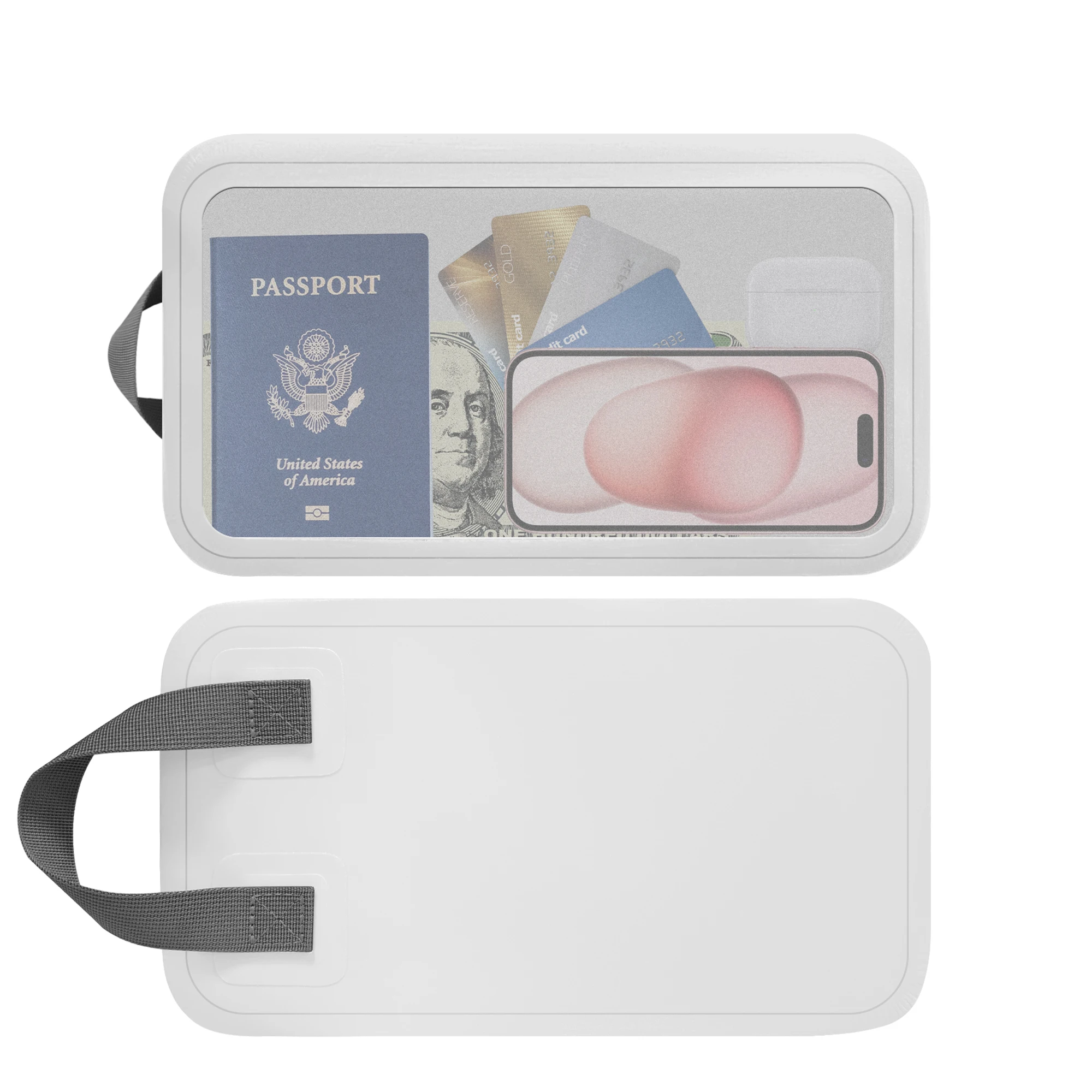 Waterproof Pouch TPU Large Capacity Waterproof Dry Bag With Upgrade Zipper For Travel Kayaking Hiking Document Organizer