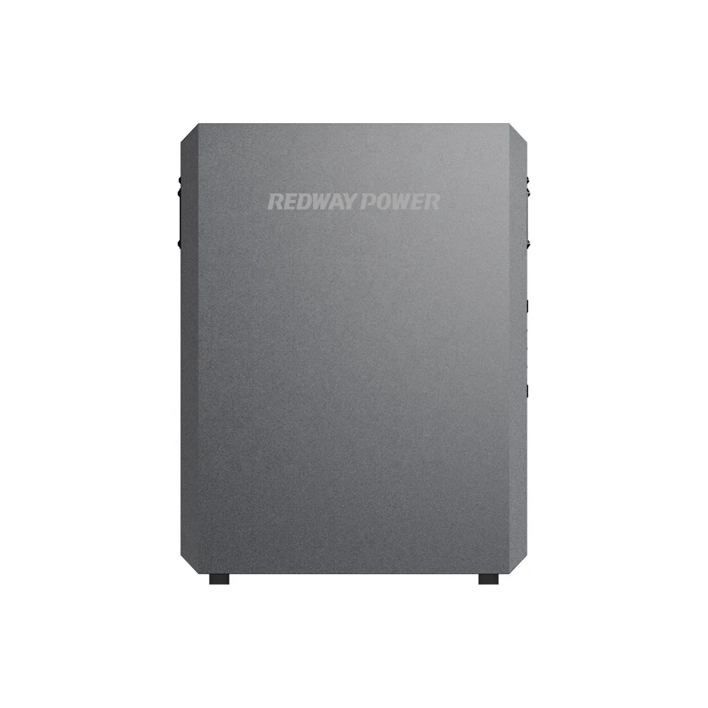 Redway power UL CE TUV FCC Household high-power wall mounted solar battery Solar household energy storage 51.2V100ah 5KW battery