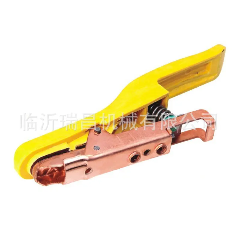 Factory Price 700Amp Wholesale Electric Electrode Holder Welding Pliers Anti-Ironing Iron Yellow Green Handle