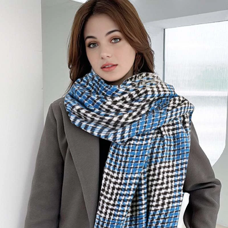 Hot Selling Custom Warm Women Scarf Winter For Stylish Silk Winter Scarf For Women Cashmere