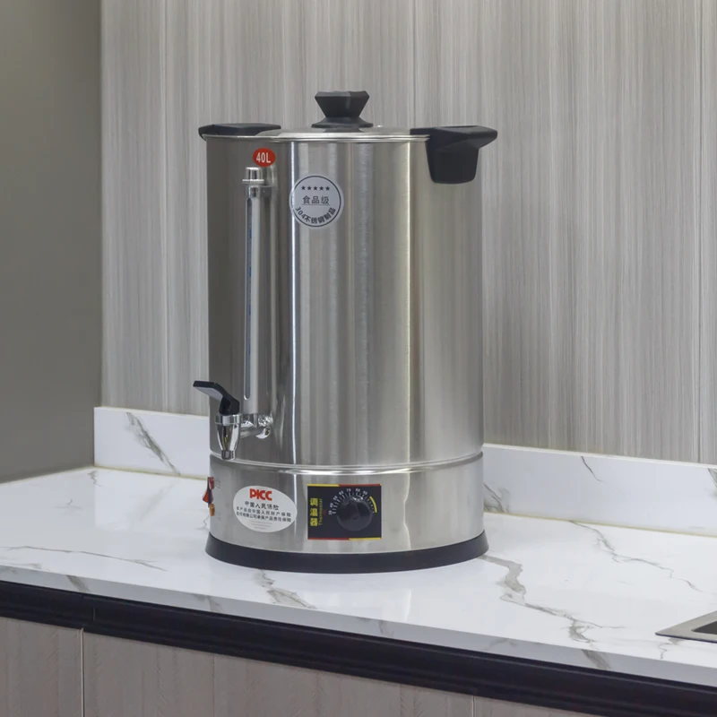 Factory Sale 40L Hot Water Bucket Commercial Stainless Steel Water Urn Electric Water Boiler