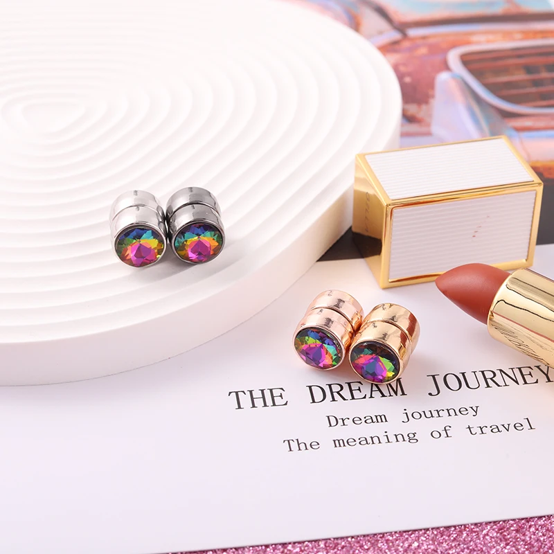 RTS Magnet Hijab Rhinestones Pins Muslim Women Malaysia Strong Scarf Hijab Accessories Pin Magnetic Remstone Brooch