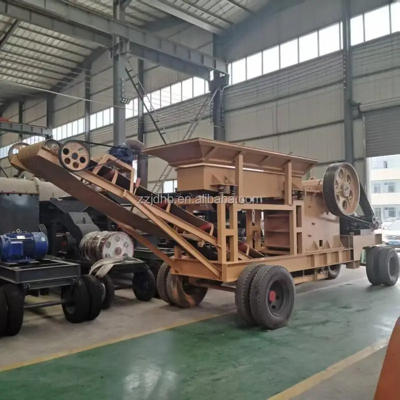 China Best Price Granite Limestone  Jaw Crusher Best-Selling Jaw Crusher With Conveyor And Feeder