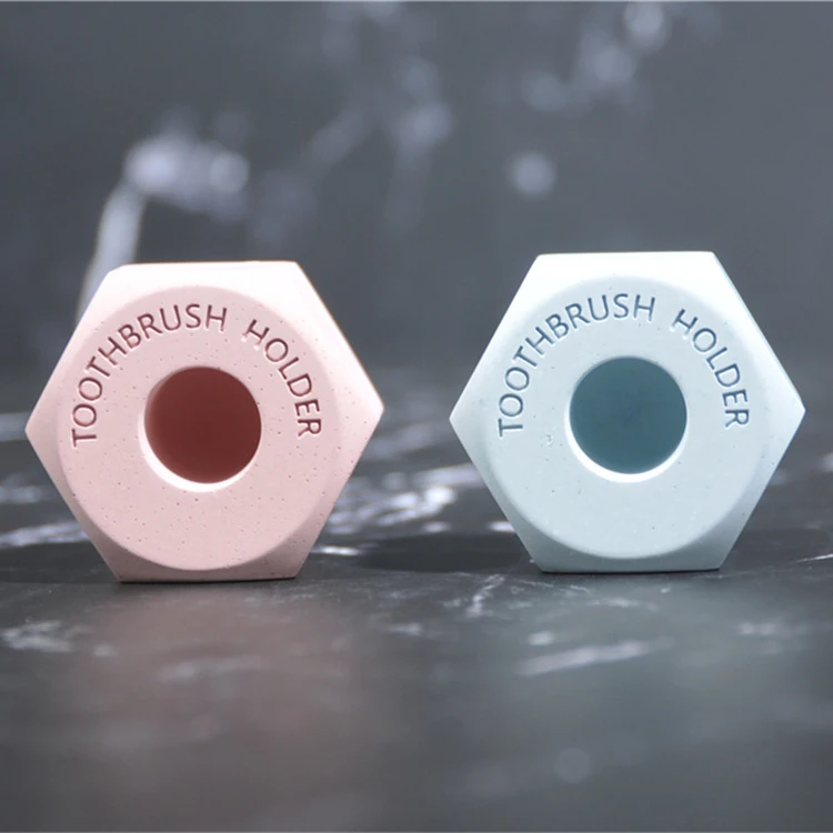 Simple style diatomite toothbrush holder stand for bathroom