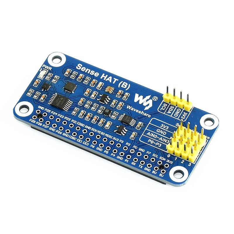 Многофункциональные датчики Raspberry Pi 4B/3B/Zero Sense HAT (B) с поддержкой внешних датчиков 3,3 В I2C для Raspberry Pi 4 Model B