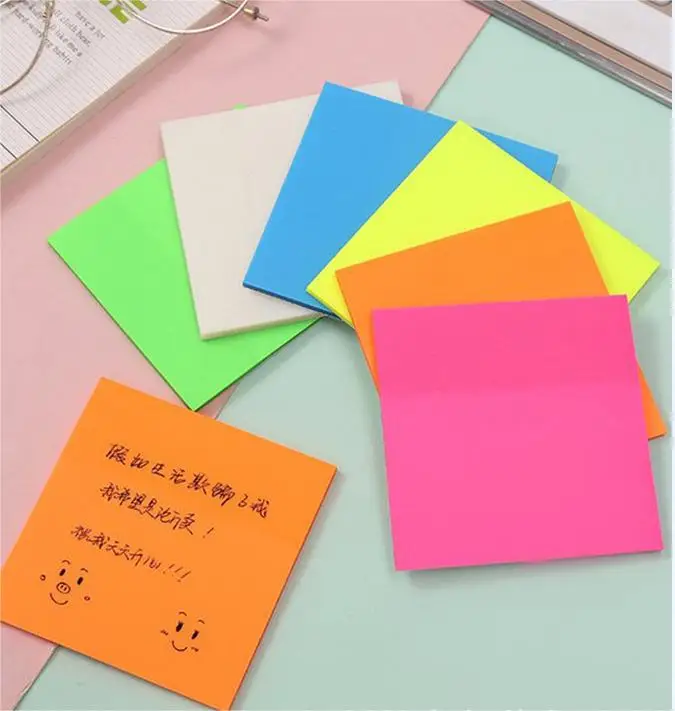 3x3 inch clear note paper Clear Note paper Waterproof natural note paper school tool