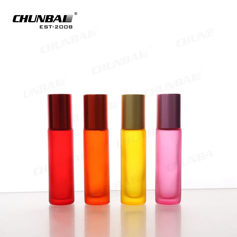 Wholesale Cylinder Exclusive Custom Attar Luxury Empty Perfume Oil 2Ml 3Ml 5Ml Roll On Glass Bottle With Roller Ball
