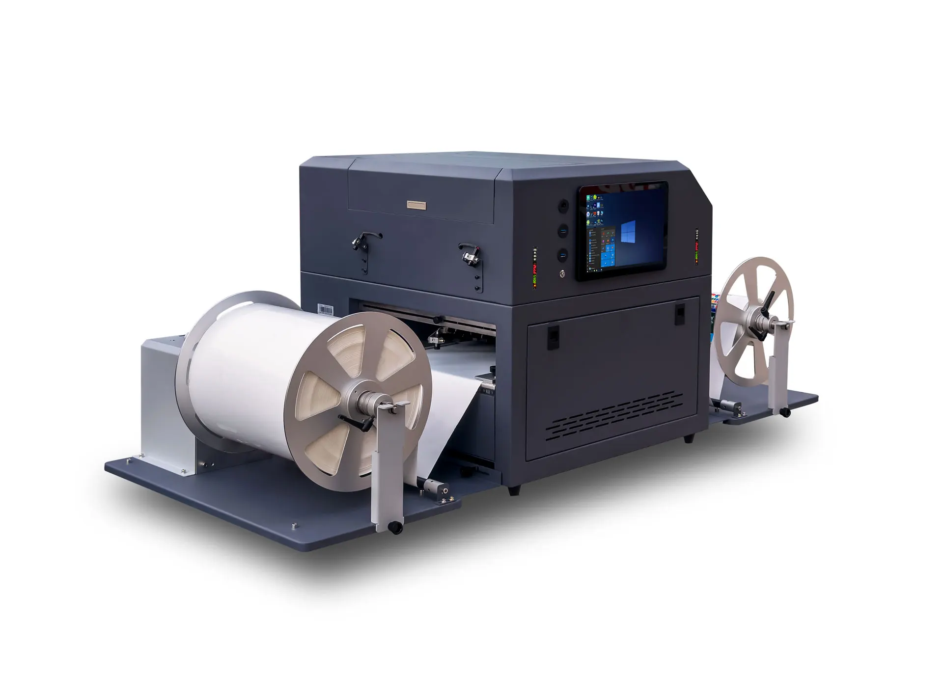 2024 New Desktop a4 label printer Inkjet coating PC PET Flat Labeling printing machine bottle label printer machine