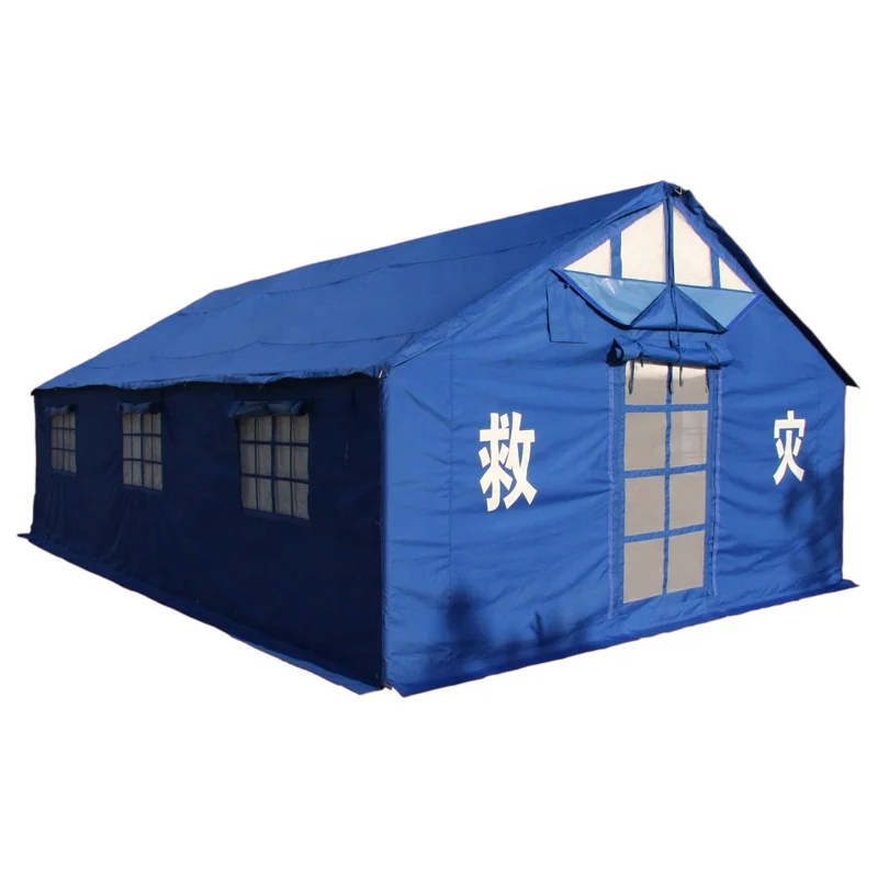 Aosener new products 60 Square meter customized logo acceptable disaster relief cotton tent