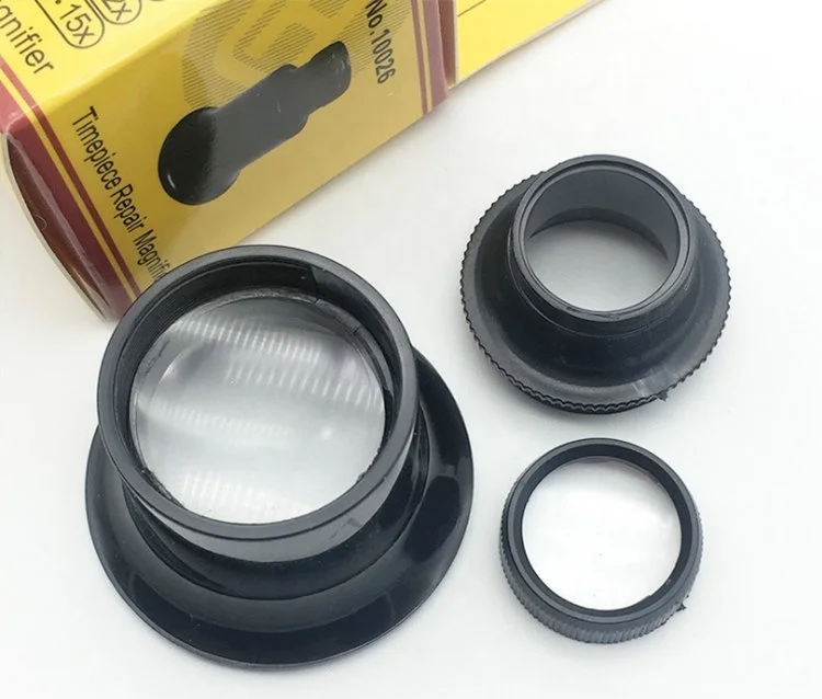 10X 15X 20X Portable Timepiece Repair Magnifier for Jewelry Lupa and watch repair