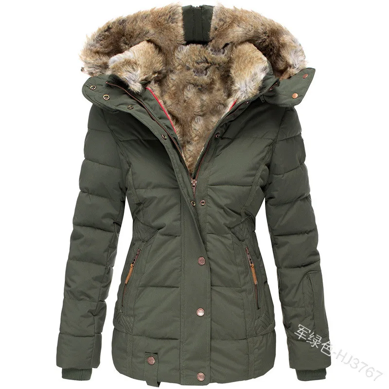 2020 New Parkas Female Women Winter Coat Thickening Cotton Winter Jacket Womens Outwear Parkas for Women Winter  plus size