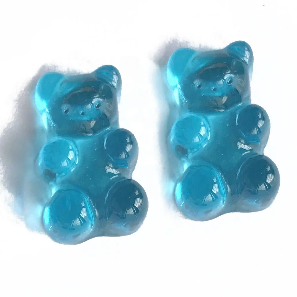 Fashion Cute Gummy Bear Stud Earrings Lovely Carton Animal Charm Girls  Women Rainbow Candy Earrings Set