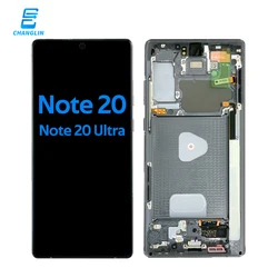 Phone screen supplier mobile parts lcd combo touch display for samsung galaxy note 20 ultra replacements