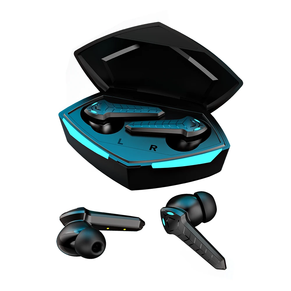 5.1 Wireless gaming sports with power bank zero latency in-ear headphones