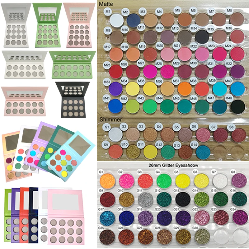 Make Your Own DIY Eyeshadow Palette Eyeshadow Single in Stock LOW MOQ Fast Shipping