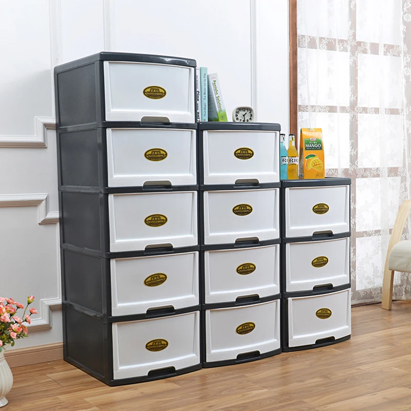 Plastic drawer storage PP Kitchen cabinets