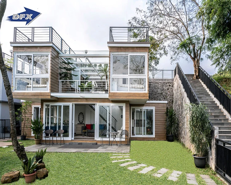 Prefabricated Steel Structure Luxury Container House All With Steel Structure Prefab House