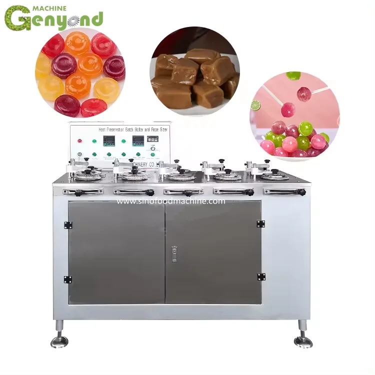 Multifunctional hard candy depositing line marmalade toffee candy making machine hot sell