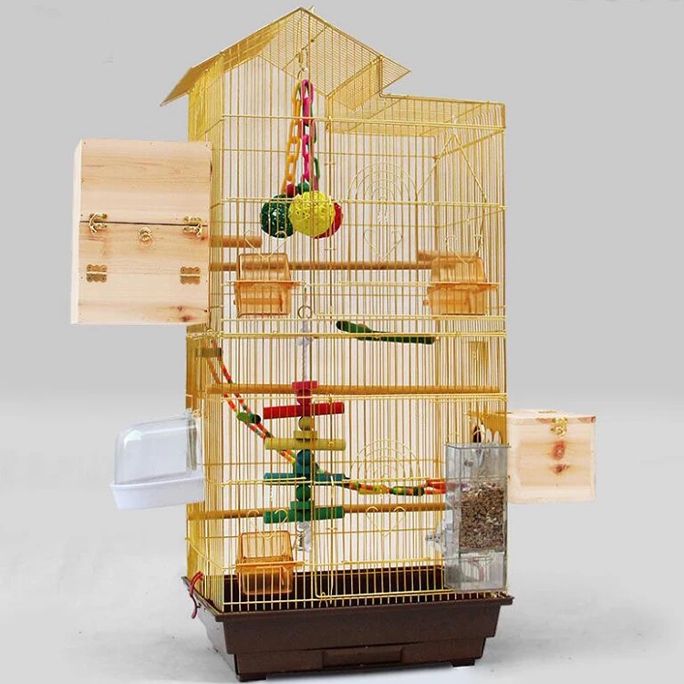 Chinese manufacturers Wrought Iron Large Flight Bird canary Cage for bird cage parrot cage