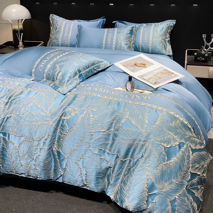 100% tencel super soft comfortable duvet cover flat sheet pillowcase 4 pieces duvet sets