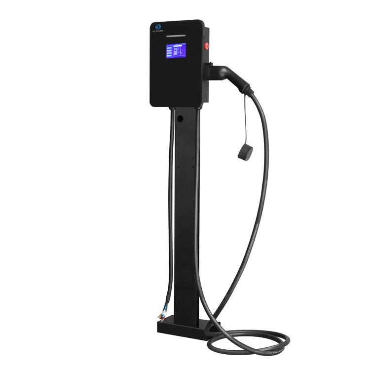 22kw 3 phase level electric vehicle car charger AC EV fast type 2 ip65 ev charging station plug and play