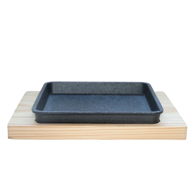 Wholesale hot style cast iron baking pan non stick frying pan skillet for campfire