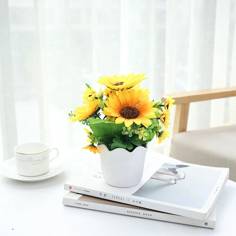 Home Decor Chrysanthemum Stem Bouquet Daisy Flower Stem Artificial Daisy