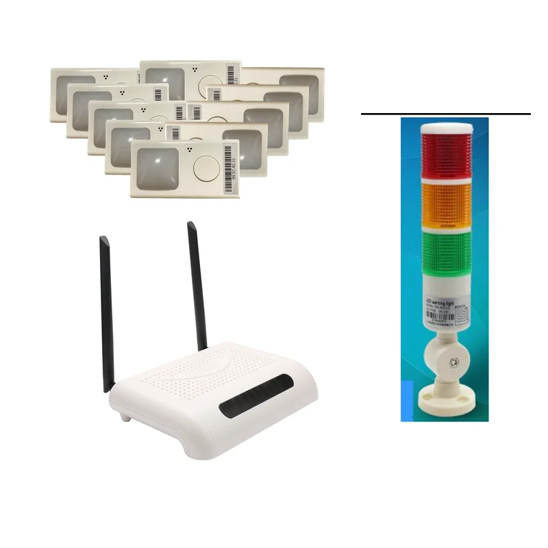 Warehouse picking tag with bigger button and bigger rgb LED light WMS SORTING SYSTEM PTL PICK TO LIGHT