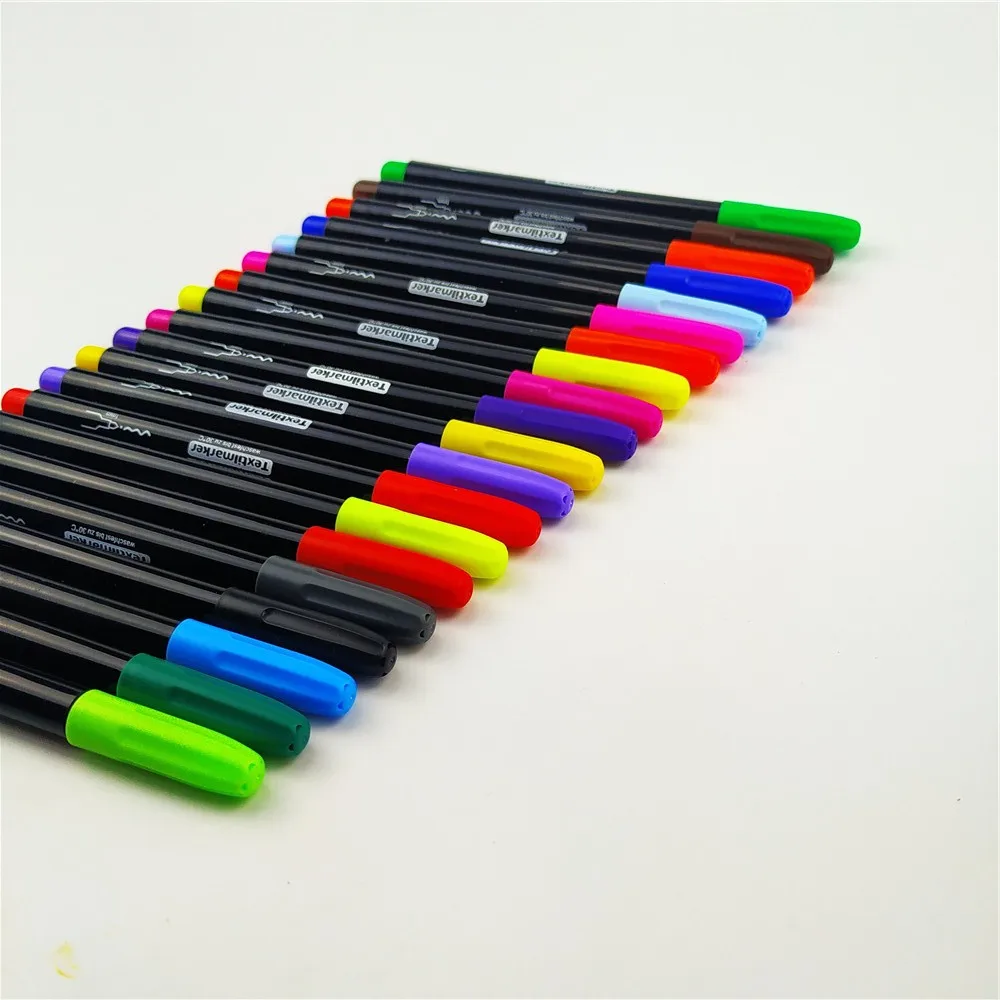Promotional Non-toxic Washable Ink Textile fine tip Fabric Marker