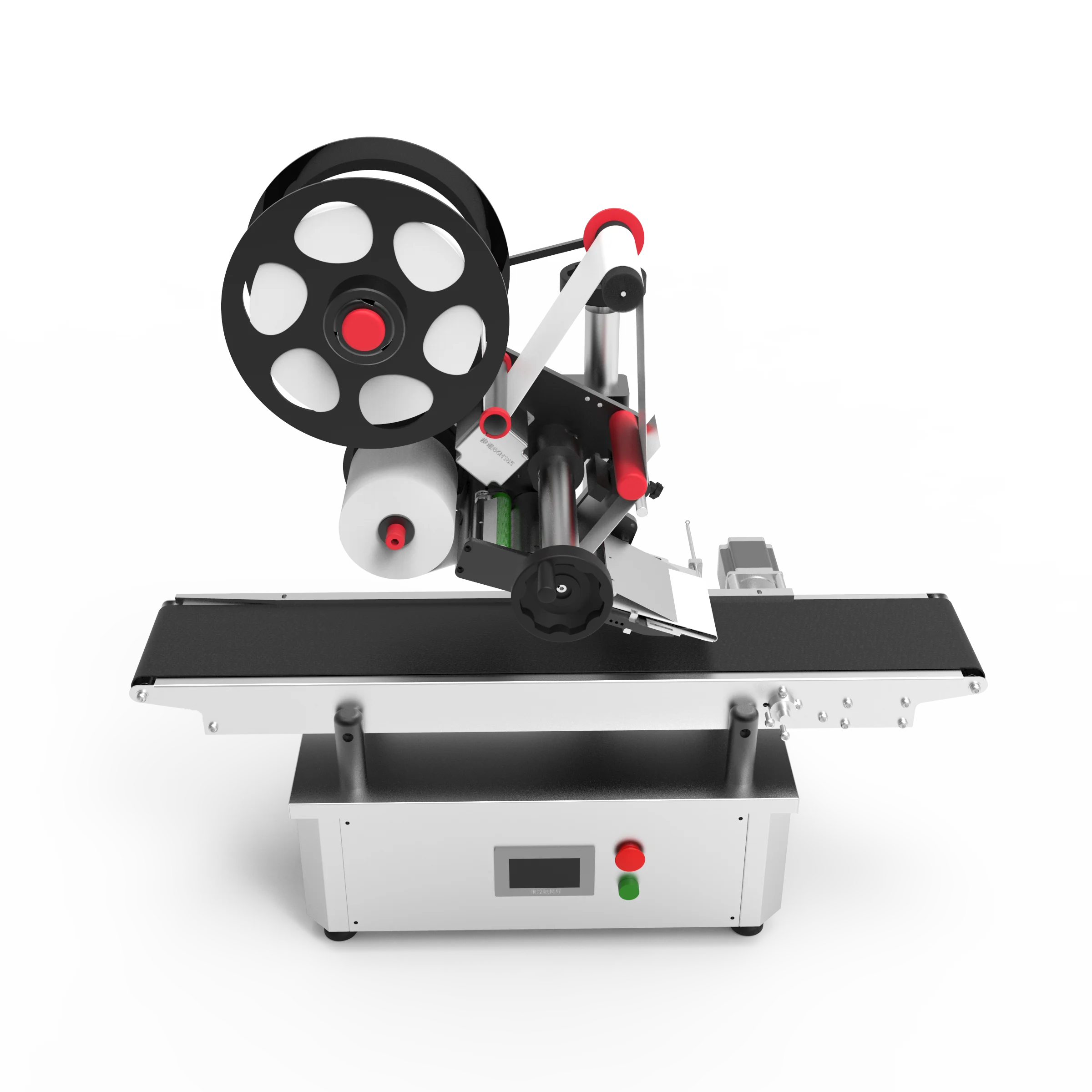 Cheap price paper carton plastic doypack sticker tabletop automatic flat surface label machine applicator for pouch bag box