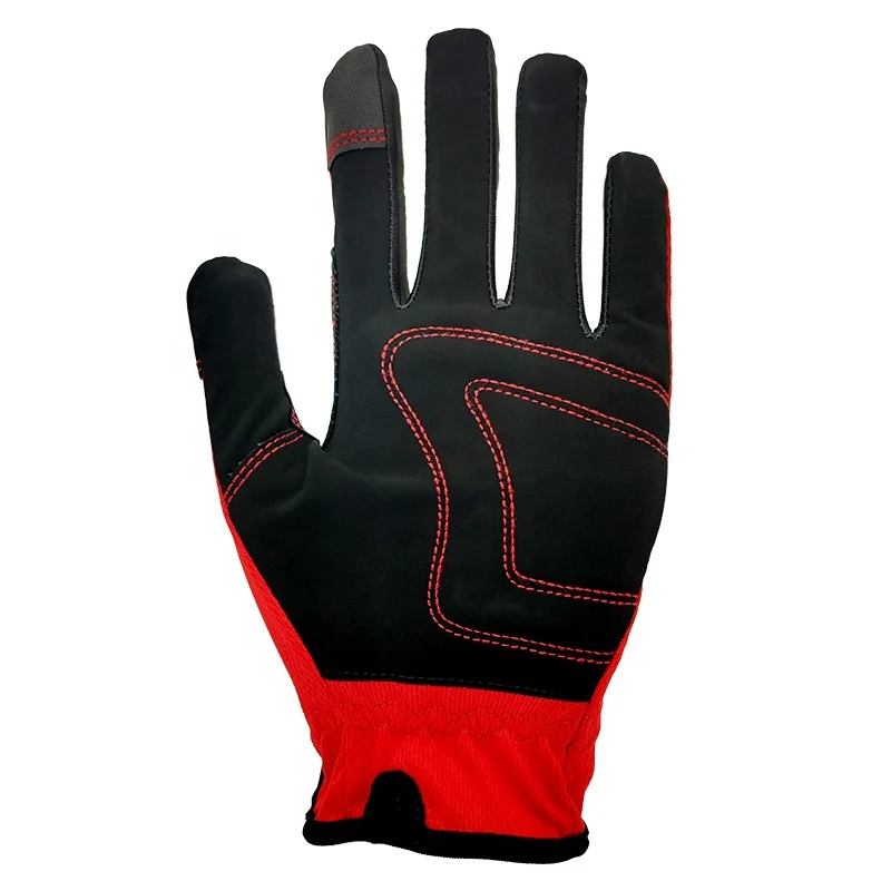 
Custom Logo Reinforced Palm Work Gloves Mechanical Gloves Industrial safety Mechanic In China 