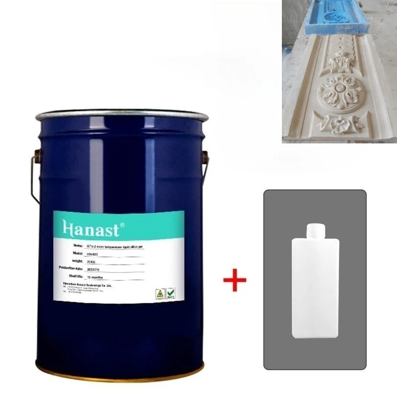 Industrial Grade LSR Mold Making Buddha Statue Culture Stone Wall Brick Gypsum Handicraft Carving RTV-2 Liquid Silicone Rubber