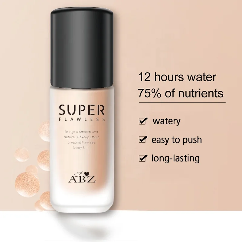 ABZ Moisturizer Base Liquid Foundation Makeup Foundation Cream Moisturizing Full Cover Oil Free Foundation