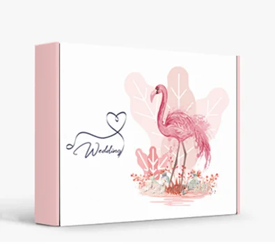 China Factory Custom Logo Flute Pink Corrugated Shipping Box With Underwear Men Paper Gift Bag For Lingerie Women Packaging Box