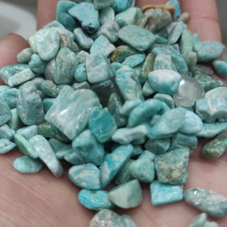 Natural hot  Crystal Gravel Rock Raw Gem stone Mineral Fish Tank Bonsai Decoration Energy Stone