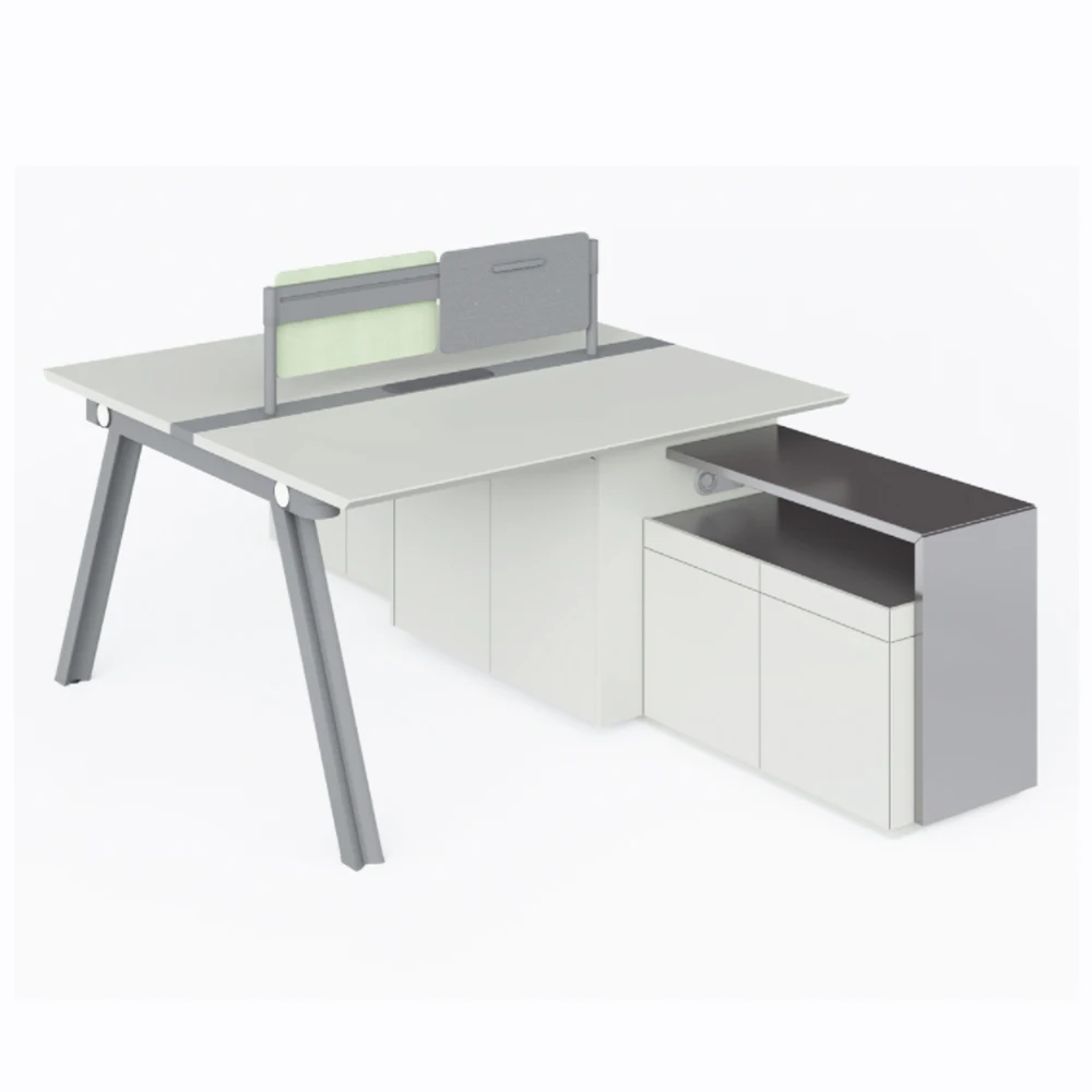 Modern commercial office furniture table two person staff computer cubicle office workstation desks