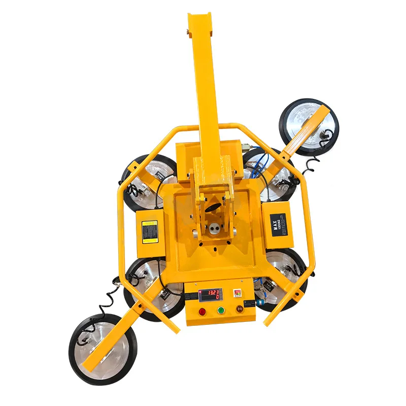 electric vacuum glass lifter 400kg glass material handling lifter manual glass suction cup vacuum lifter