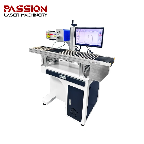 temper glass maker machine Optical desktop CO2 marking machine60W 100w laser marking machine 200*200 laser engraving machine